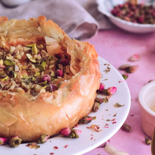 Delicious Baklava Cheesecake - Romandian Masala