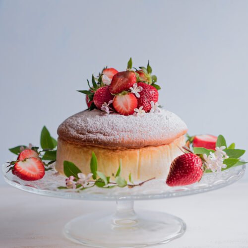 Fluffy and Giggly Japanese Cheesecake - Romandian Masala