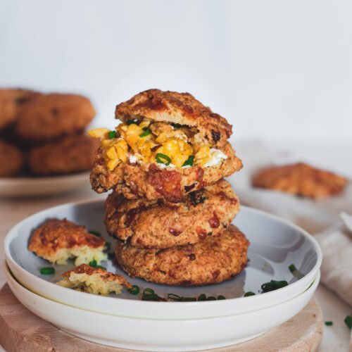 Bacon and Cheddar “Scones” for Breakfast - Romandian Masala