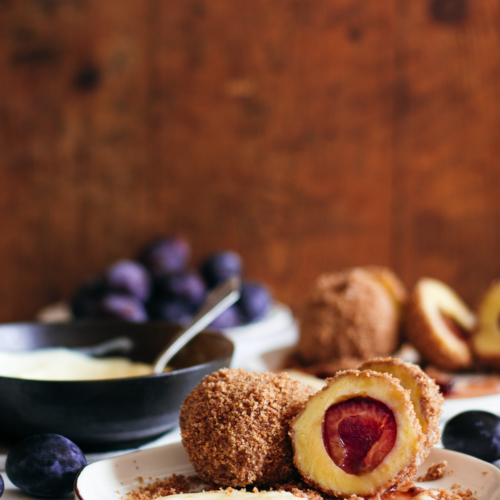 Delicious Plum Dumplings for Autumn - Romandian Masala