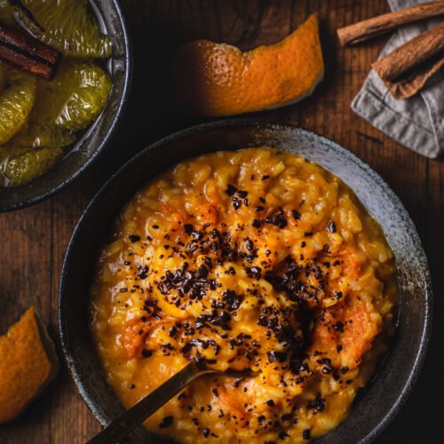 Pumpkin and Orange Risotto - Romandian Masala