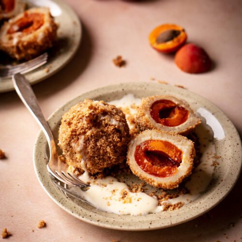 Austrian Apricot Dumplings with Vanilla - Romandian Masala